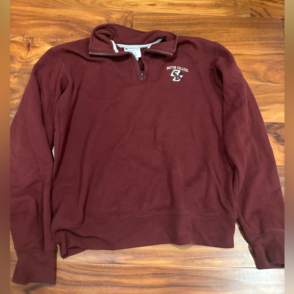 Boston College Quarterzip Size Medium